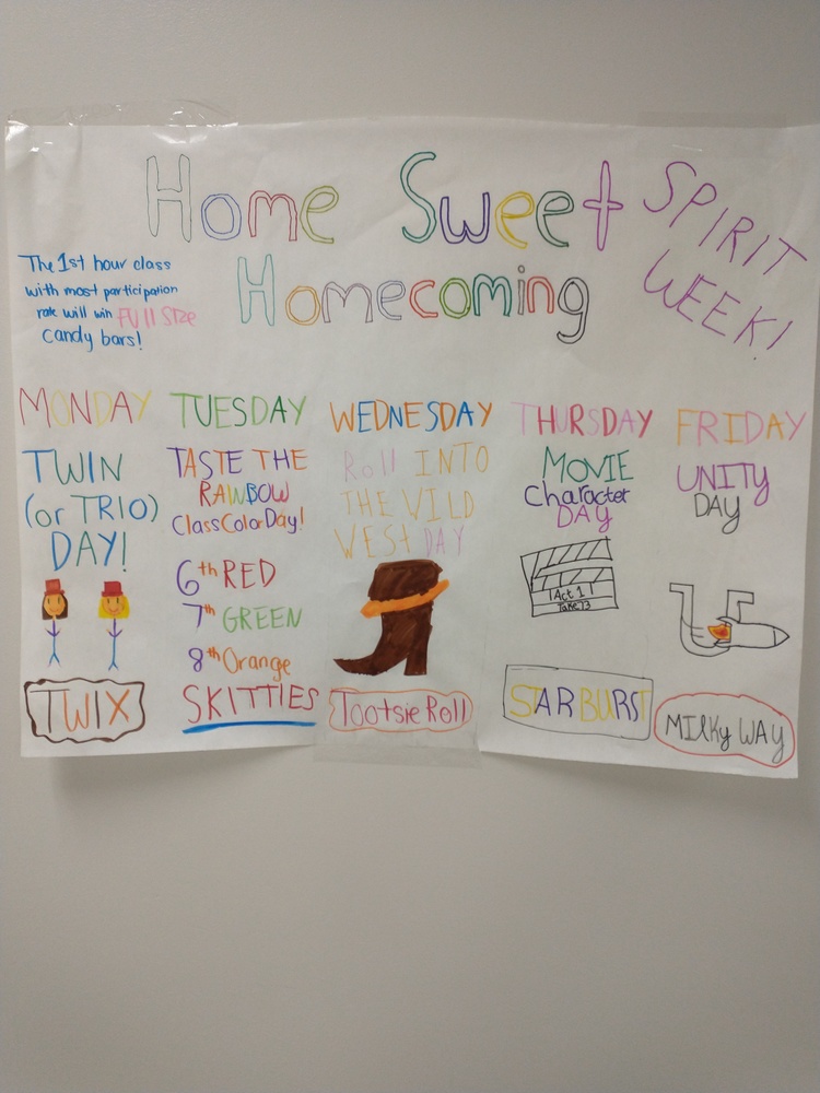 Home Sweet Homecoming - Oct 3-7