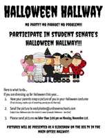 Student Senate Halloween Hallway